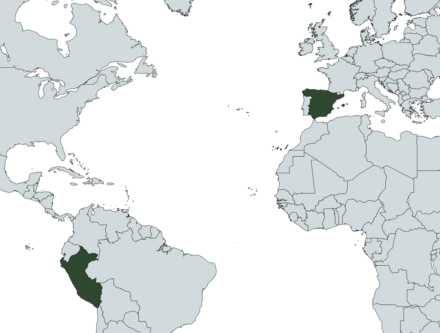 Ruta marítima Perú a España